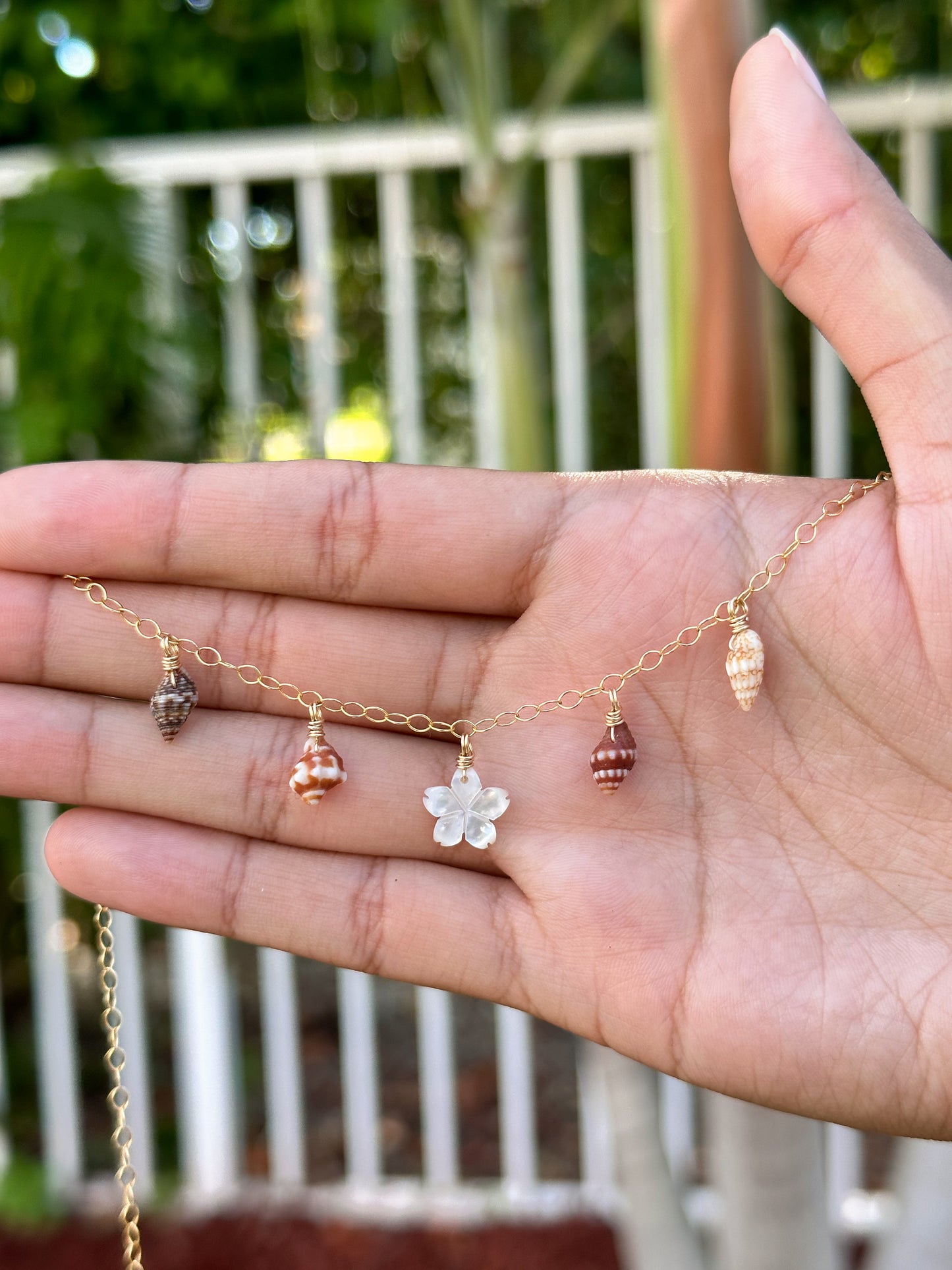 Ocean charm necklace