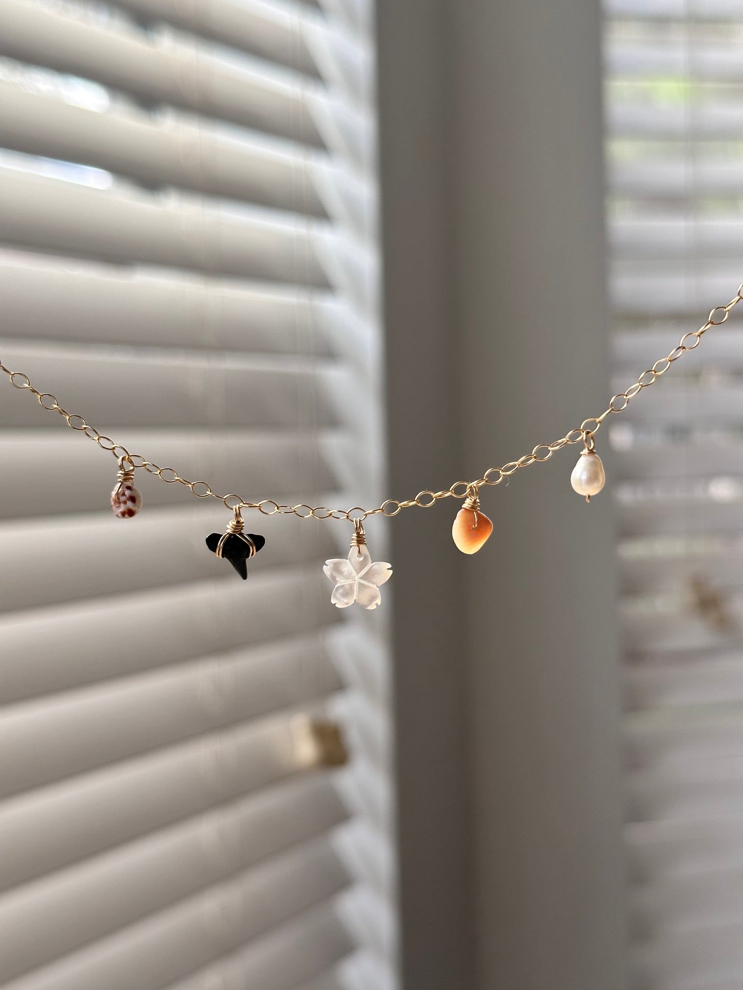 Island charm necklace