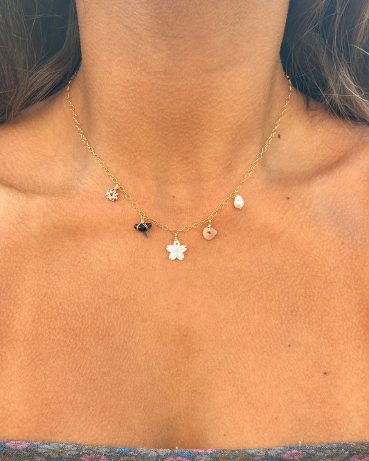 Island charm necklace