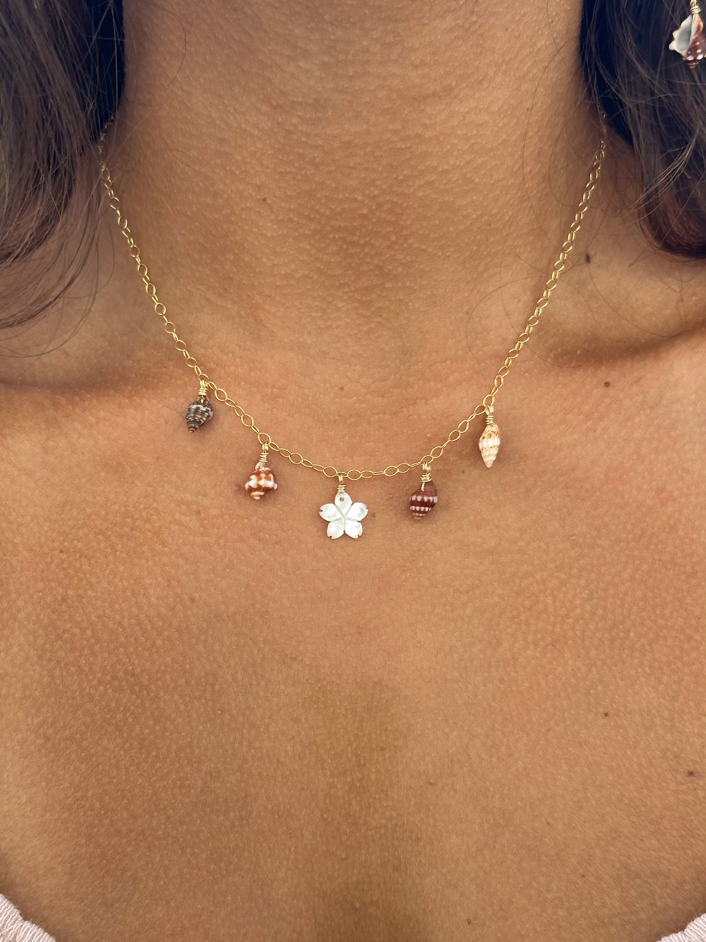 Ocean charm necklace