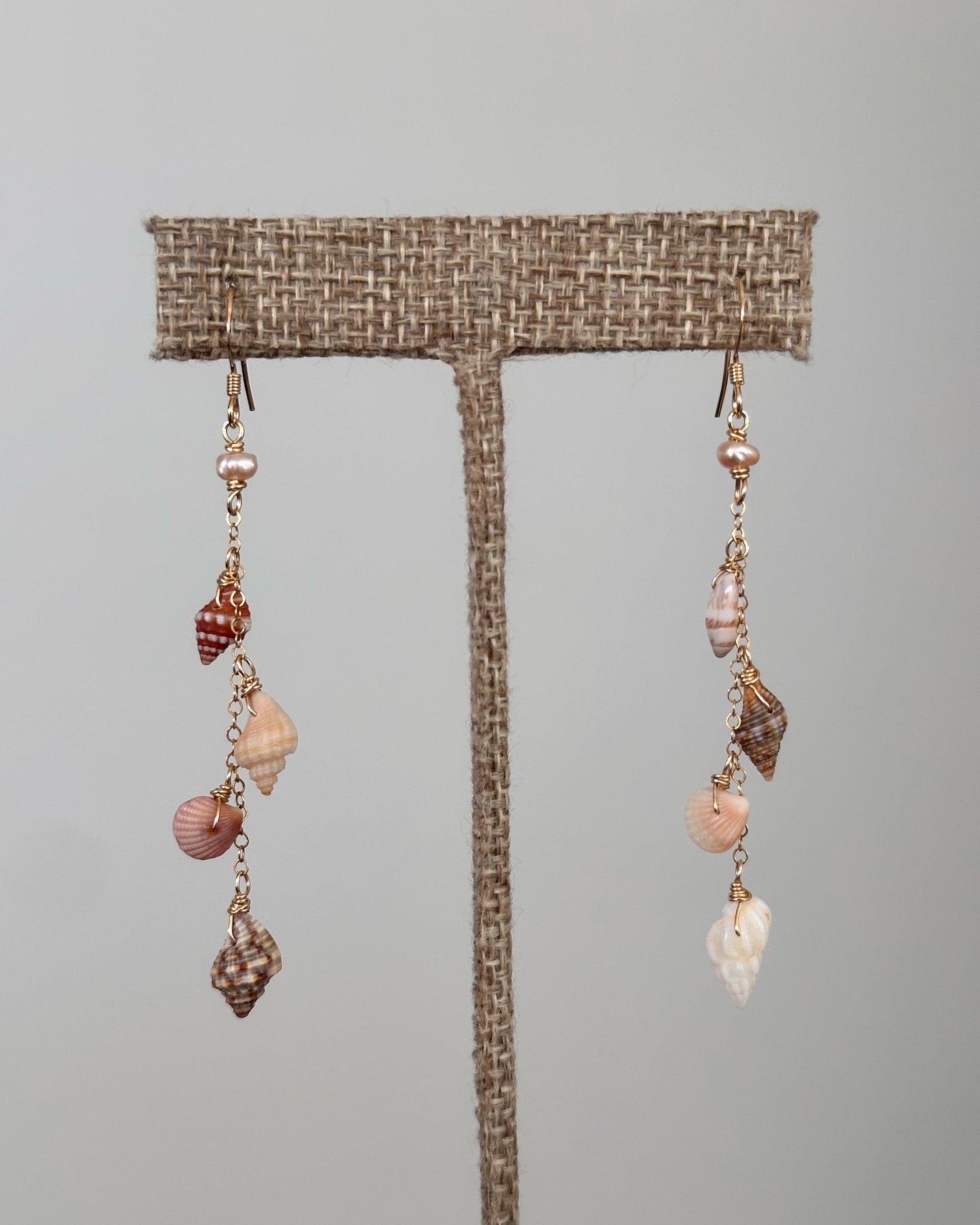 Shell Pile Earrings