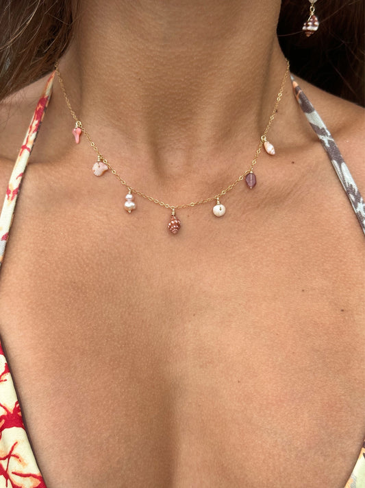 Pink sands necklace